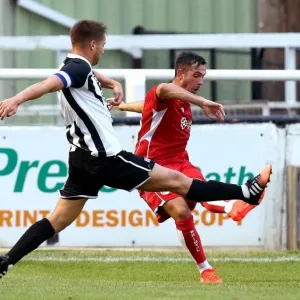 Bristol City's Diego De Girolamo Crosses the Ball in Pre-season Friendly Against Bath City Bristol City's Diego De Girolamo Crosses the Ball in Pre-season Friendly Against Bath City