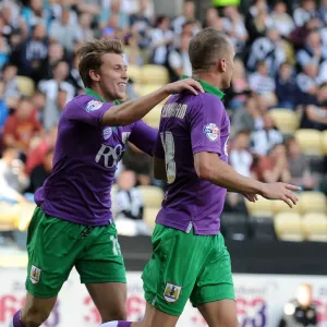 Bristol City's Double Celebration: Wilbraham and Freeman Score in Notts County Victory