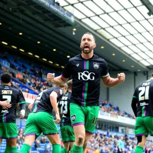Bristol City's Double Victory: Wilbraham Scores the Decisive Goal at Ewood Park (Blackburn Rovers vs. Bristol City, Sky Bet Championship) Bristol City's Double Victory: Wilbraham Scores the Decisive Goal at Ewood Park (Blackburn Rovers vs. Bristol City, Sky Bet Championship)