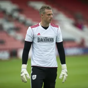 Bristol City's Elliot Parish in Action at Bournemouth Pre-Season Friendly (2013)