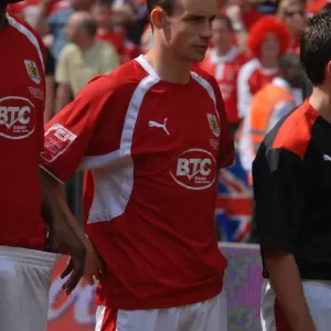 Bristol City's Euphoric Moment: Michael McIndoe Celebrates Play-Off Final Victory