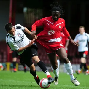Bristol City's Evander Sno Foul: Dramatic Moment in Bristol City vs Bournemouth Reserves Clash