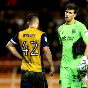 Bristol City's Fabian Giefer in Action Against Nottingham Forest, Sky Bet Championship 2017 Bristol City's Fabian Giefer in Action Against Nottingham Forest, Sky Bet Championship 2017
