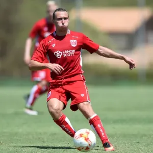Bristol City's Frank Fielding in Action Against UCAM in Pre-season Friendly at La Manga Training Ground Bristol City's Frank Fielding in Action Against UCAM in Pre-season Friendly at La Manga Training Ground