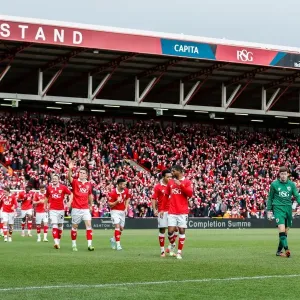 Print of Bristol City's Frank Fielding at Ashton Gate Stadium Print of Bristol City's Frank Fielding at Ashton Gate Stadium