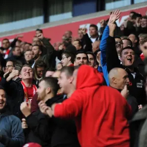 Bristol City's Frank Fielding Saves Penalty: Euphoric Fans at Macron Stadium Bristol City's Frank Fielding Saves Penalty: Euphoric Fans at Macron Stadium