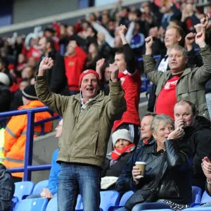 Bristol City's Frank Fielding Saves Penalty from Shola Ameobi: Fans Celebrate at Macron Stadium (Bolton Wanderers vs. Bristol City, Sky Bet Championship) Bristol City's Frank Fielding Saves Penalty from Shola Ameobi: Fans Celebrate at Macron Stadium (Bolton Wanderers vs. Bristol City, Sky Bet Championship)