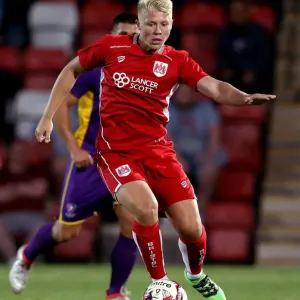 Bristol City's George Dowling Charges Forward in Preseason Friendly Against Cheltenham Town