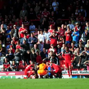 Bristol City's George Elokobi Suffers Grisly Injury During Championship Match Against Leeds United (September 2012)