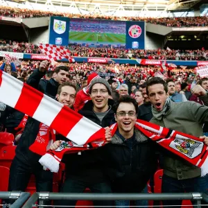 Bristol City 2-0 Wembley Victory Print
