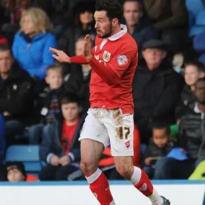 Print of Greg Cunningham in Action at Priestfield Stadium Print of Greg Cunningham in Action at Priestfield Stadium