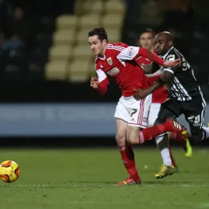 Bristol City's Greg Cunningham Fouled by Notts County's Jamal Campbell-Ryce during Sky Bet League One Match Bristol City's Greg Cunningham Fouled by Notts County's Jamal Campbell-Ryce during Sky Bet League One Match