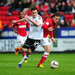 Bristol City's Gregg Cunningham Foul by Lawrie Wilson during Charlton Athletic vs. Bristol City, Npower Championship (2013) Bristol City's Gregg Cunningham Foul by Lawrie Wilson during Charlton Athletic vs. Bristol City, Npower Championship (2013)