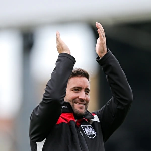 Bristol City's Historic 0-4 Victory Over Fulham: Lee Johnson Celebrates with Fans
