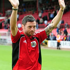 Bristol City's Ivan Sproule in Action during the Championship Clash against Hull City at Ashton Gate Stadium (07/05/2011)