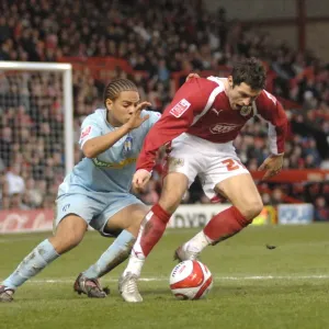 Bristol City's Ivan Sproule in Action Against Colchester United
