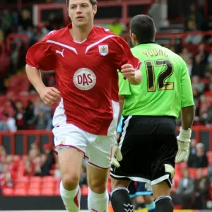 Bristol City's Ivan Sproule in Action Against Wycombe Wanderers Bristol City's Ivan Sproule in Action Against Wycombe Wanderers