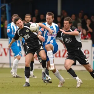 Bristol City FC Print: Ivan Sproule and Jamie McAllister in Action