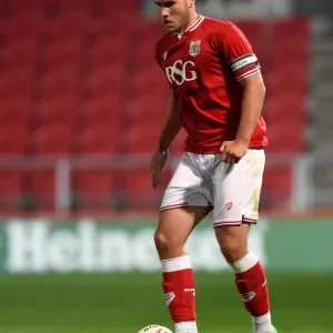Bristol City's Jack Batten in Action against Sheffield Wednesday U21 at Ashton Gate Stadium