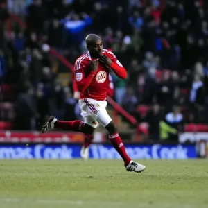 Bristol City FC Print - Jamal Campbell-Ryce Celebration