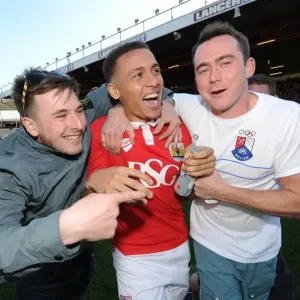 Bristol City Fans Celebration Print Bristol City Fans Celebration Print
