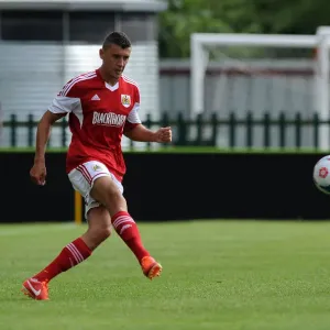 Bristol City's James Wilson in Action against Forest Green Rovers - Preseason 2013 Bristol City's James Wilson in Action against Forest Green Rovers - Preseason 2013
