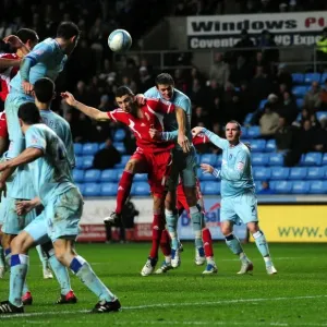 Bristol City's James Wilson vs Coventry City's Richard Wood - Championship Clash at Ricoh Arena (December 26, 2011) Bristol City's James Wilson vs Coventry City's Richard Wood - Championship Clash at Ricoh Arena (December 26, 2011)