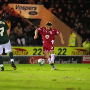 Bristol City's Jamie McAllister Narrowly Misses Free-kick Goal vs. Plymouth Argyle (16-03-2010) Bristol City's Jamie McAllister Narrowly Misses Free-kick Goal vs. Plymouth Argyle (16-03-2010)