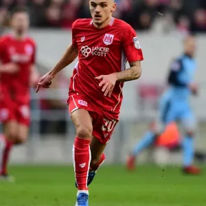 Bristol City's Jamie Paterson in Action Against Rotherham United - Sky Bet Championship, 2017 Bristol City's Jamie Paterson in Action Against Rotherham United - Sky Bet Championship, 2017