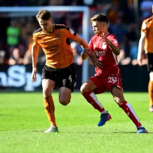 Bristol City's Jamie Paterson Outmaneuvers Wolverhampton Wanderers David Edwards in Championship Showdown