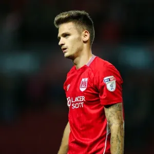 Bristol City's Jamie Paterson Reacts to 1-0 Win Over Leeds United Bristol City's Jamie Paterson Reacts to 1-0 Win Over Leeds United