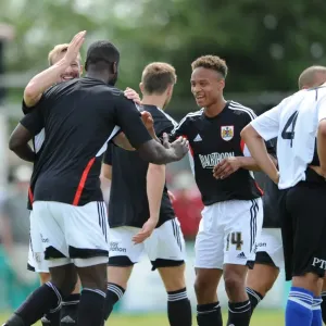 Bristol City's Jay Emmanuel-Thomas Celebrates Goal in Portishead Town Pre-Season Friendly Bristol City's Jay Emmanuel-Thomas Celebrates Goal in Portishead Town Pre-Season Friendly