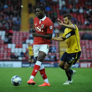 Bristol City's Jay Emmanuel-Thomas Faces Off Against Oxford United's Jonathan Meades in Capital One Cup Clash Bristol City's Jay Emmanuel-Thomas Faces Off Against Oxford United's Jonathan Meades in Capital One Cup Clash