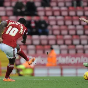 Bristol City FC Print - Jay Emmanuel-Thomas in Action Bristol City FC Print - Jay Emmanuel-Thomas in Action