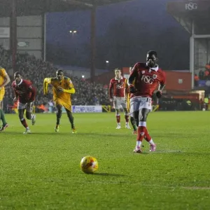 Bristol City Jay Emmanuel-Thomas Scores Penalty Print