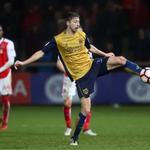 Print of Jens Hegeler in Action during FA Cup Replay Print of Jens Hegeler in Action during FA Cup Replay