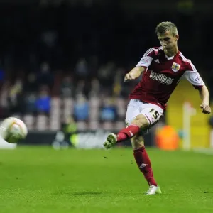 Bristol City's Joe Bryan in Action Print Bristol City's Joe Bryan in Action Print