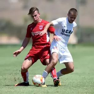 Bristol City's Joe Bryan in Action: Battling for the Ball at La Manga Training Ground Bristol City's Joe Bryan in Action: Battling for the Ball at La Manga Training Ground