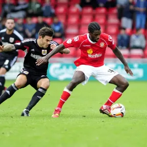 Bristol City's Joe Bryan in Action Print