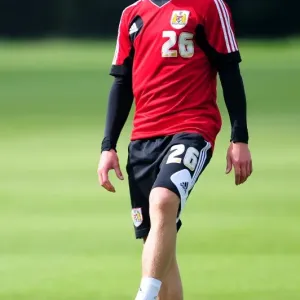 Bristol City's Joe Bryan in Action Print