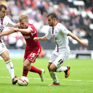 Season 13-14 Framed Print Collection: MK Dons V Bristol City