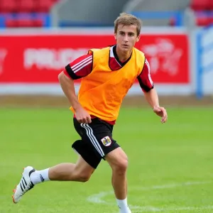 Bristol City's Joe Bryan in Pre-Season Training Action (July 2012)