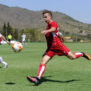 Bristol City's Joe Bryan Readies for Cross in Pre-Season Friendly Against UCAM Bristol City's Joe Bryan Readies for Cross in Pre-Season Friendly Against UCAM