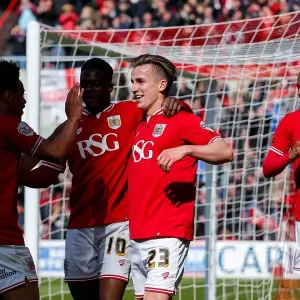 Bristol City FC Print - Joe Bryan Goal Celebration Bristol City FC Print - Joe Bryan Goal Celebration