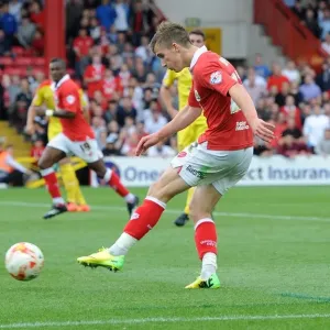 Bristol City's Joe Bryan Scores Against MK Dons - Football Action at Ashton Gate, 2014 Bristol City's Joe Bryan Scores Against MK Dons - Football Action at Ashton Gate, 2014