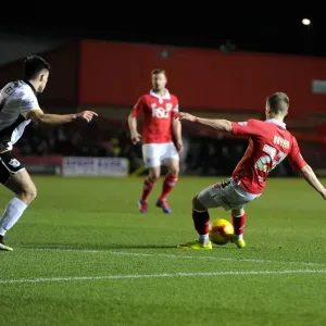Bristol City FC Print - Joe Bryan's Deflected Goal Against Port Vale Bristol City FC Print - Joe Bryan's Deflected Goal Against Port Vale