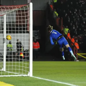 Bristol City's Joe Bryan Scores Stunning Deflected Goal Print Bristol City's Joe Bryan Scores Stunning Deflected Goal Print