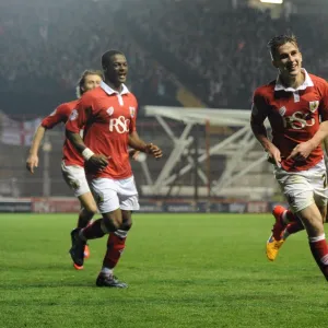 Season 14-15 Photographic Print Collection: Bristol City v Swindon Town