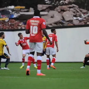Bristol City's Joe Bryan Scores the Winning Goal Against Oxford United at Ashton Gate, Capital One Cup First Round Bristol City's Joe Bryan Scores the Winning Goal Against Oxford United at Ashton Gate, Capital One Cup First Round