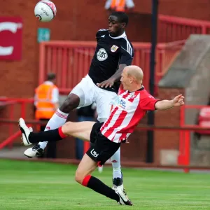 Bristol City FC Print - John Akinde in Action
